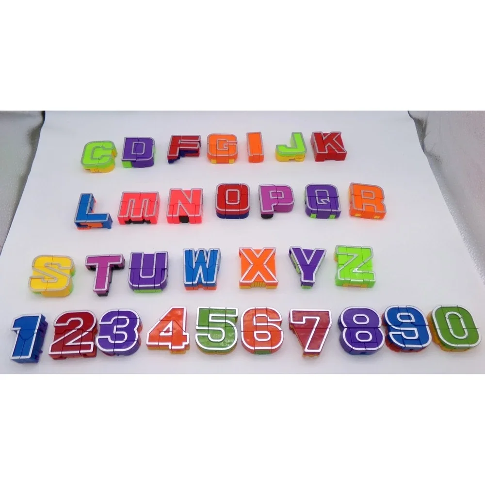 Alpha-Bots Transforming Alphabet & Numbers Numbers Complete Alphabet Incomplete